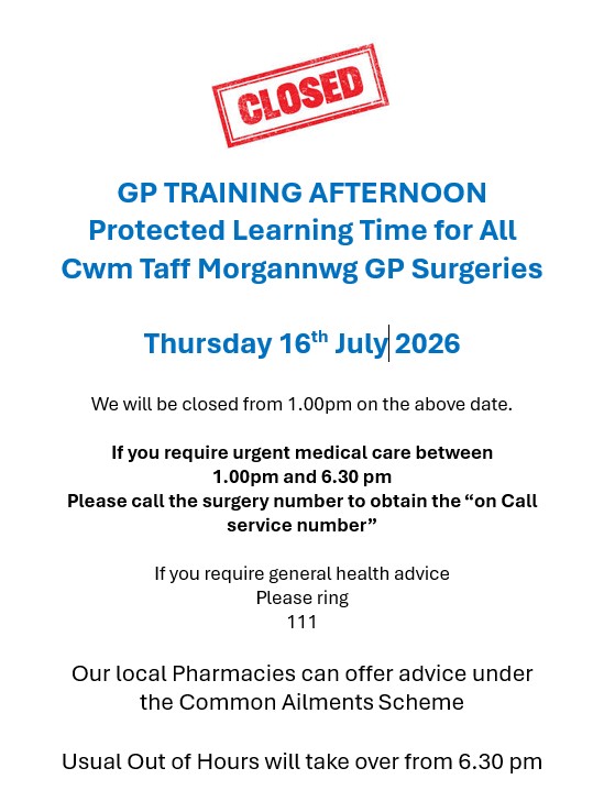 Training afternoon July 2026 Training afternoon July 2026